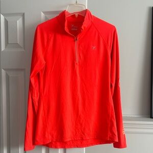 Old Navy Active Red Quarter-Zip Pullover